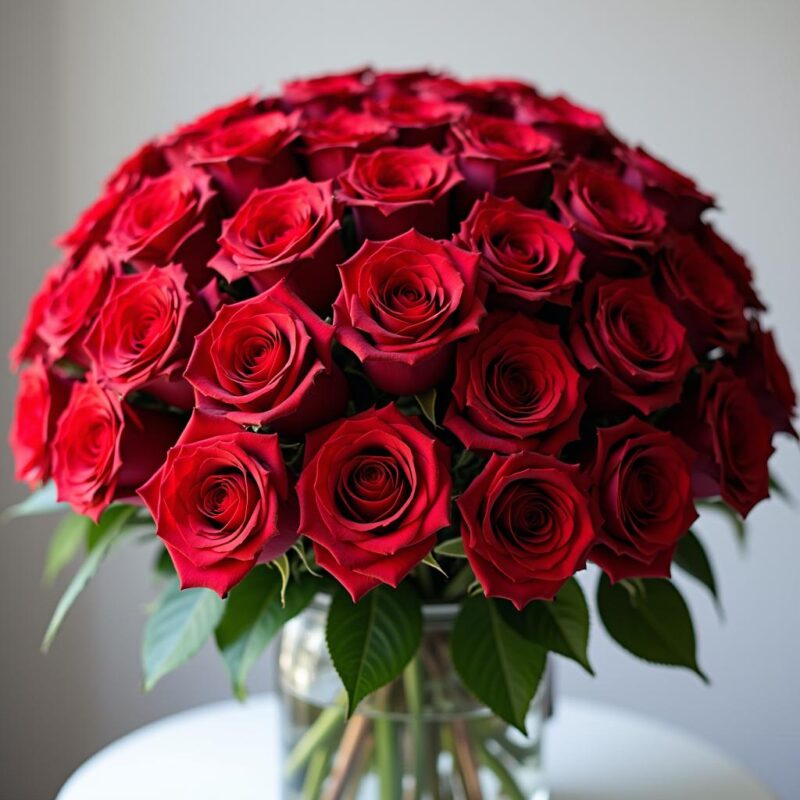3 dozen red roses