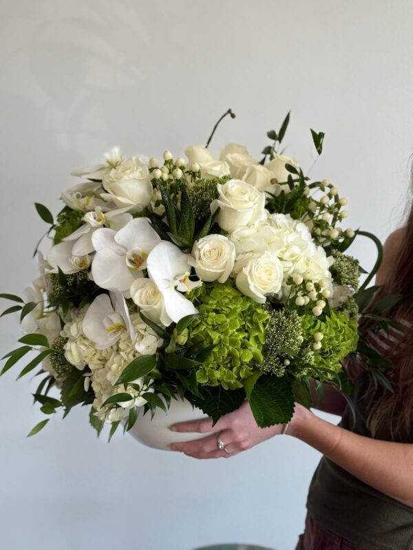 white flowers