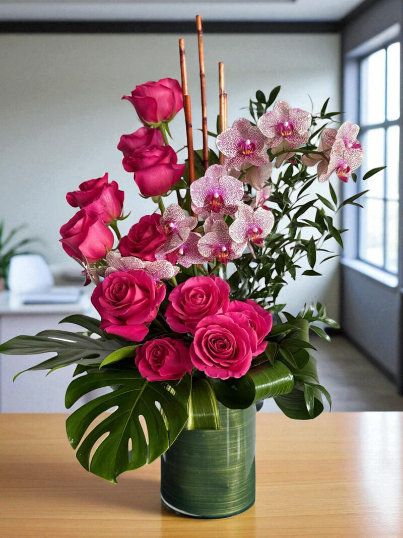 Orchids and Roses