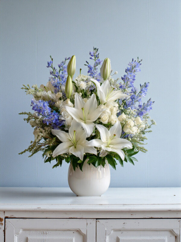 Winter Allure Lily Arrangement