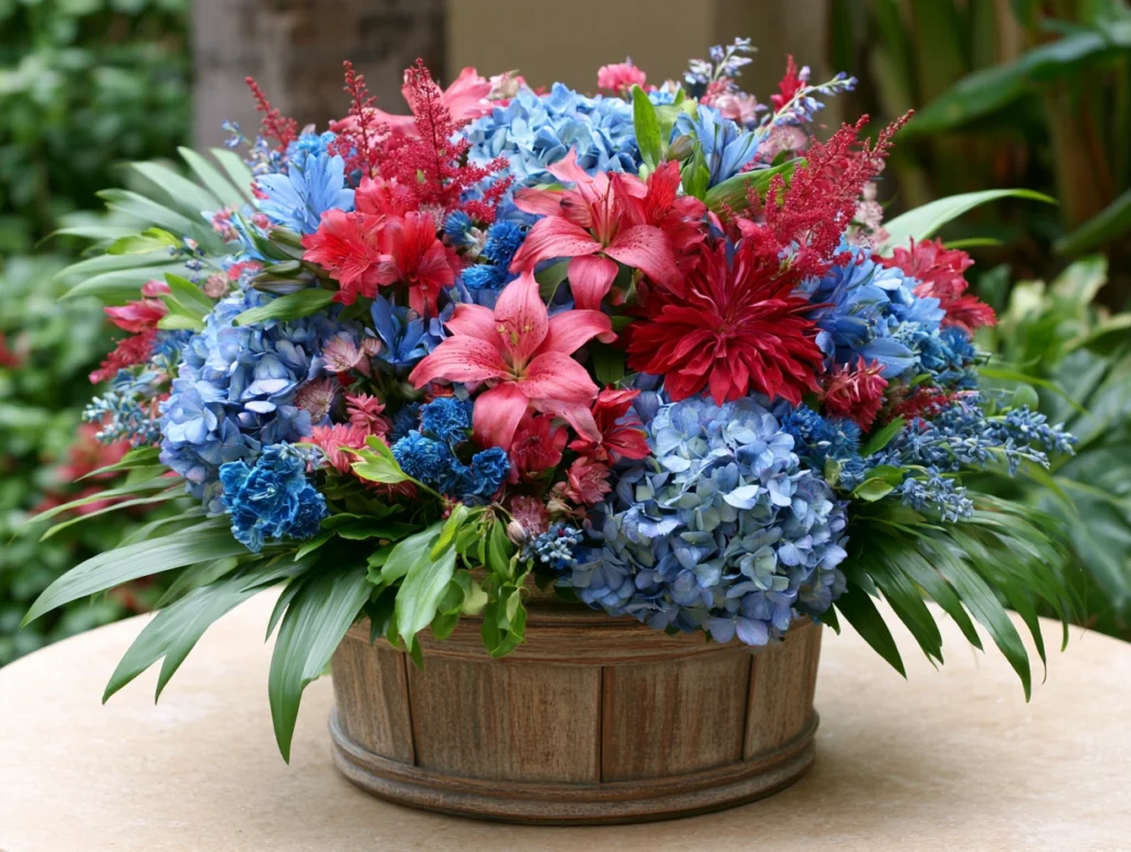 Celebrating with Style: Memorial Day Decor Tips incorporating Tropical Florals