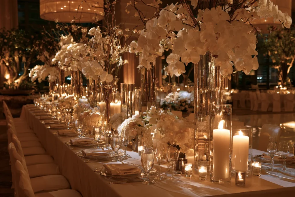 Elegant New Year’s Eve Floral Design Modern Orchid Arrangements for South Florida