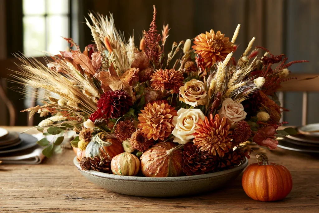 Harvest Abundance in a Low Bowl