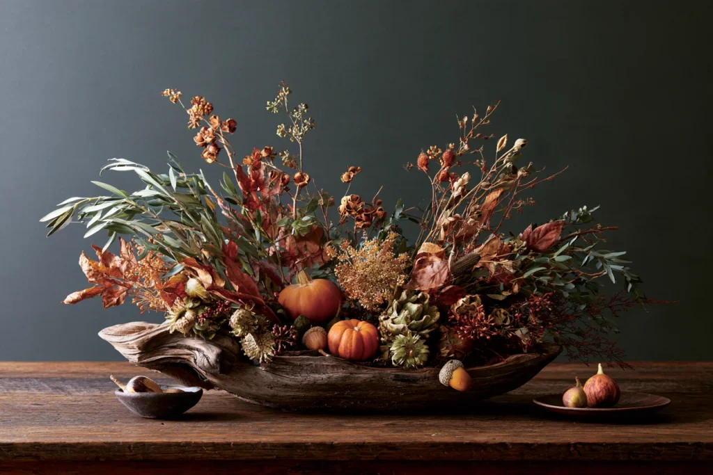 Woodland-Inspired Rustic Centerpiece